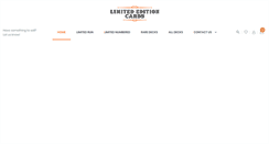 Desktop Screenshot of limitededitioncards.com